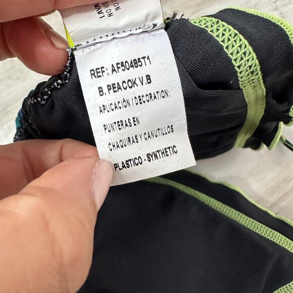 Agua Bendita Bendito Peacock Bikini Top in Multi Size Large - Picture 6 of 6